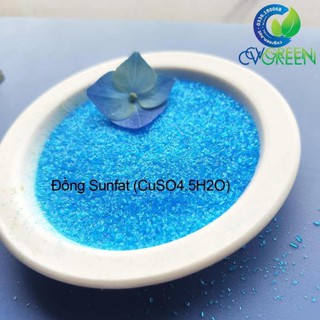 Đồng Sunfat (CuSO4.5H2O) tan hoàn toàn trong nước (gói 1kg)