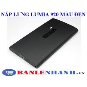 NẮP LƯNG LUMIA 920 MÀU ĐEN	[VỎ ZIN, XỊN]