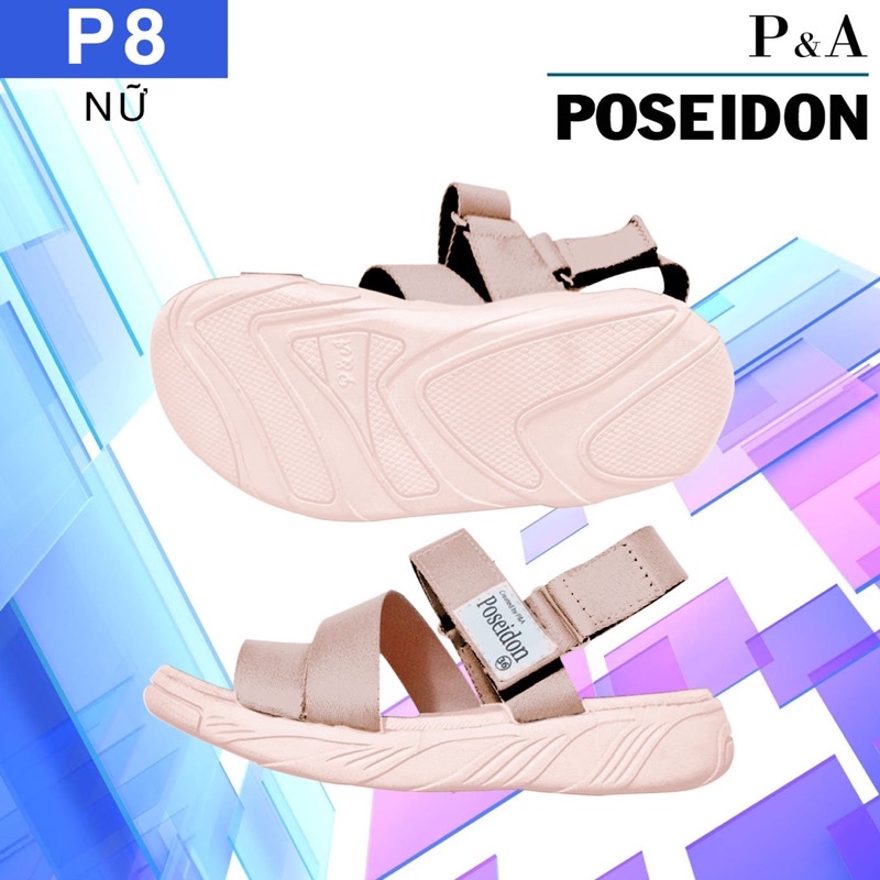 GIÀY SANDALS P&A P8 NỮ SIÊU NHẸ SIÊU ÊM ĐẾ PHYLON MAU KHÔ