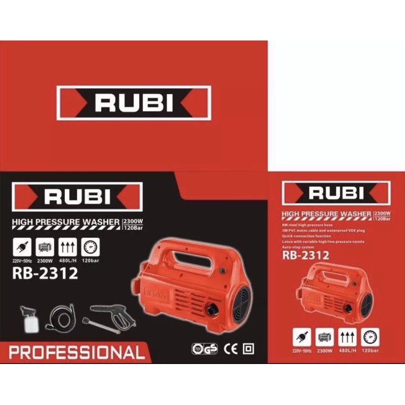 [HOT] Rửa Xe RUBI Áp Lưc Cao - RB 2312 2300W