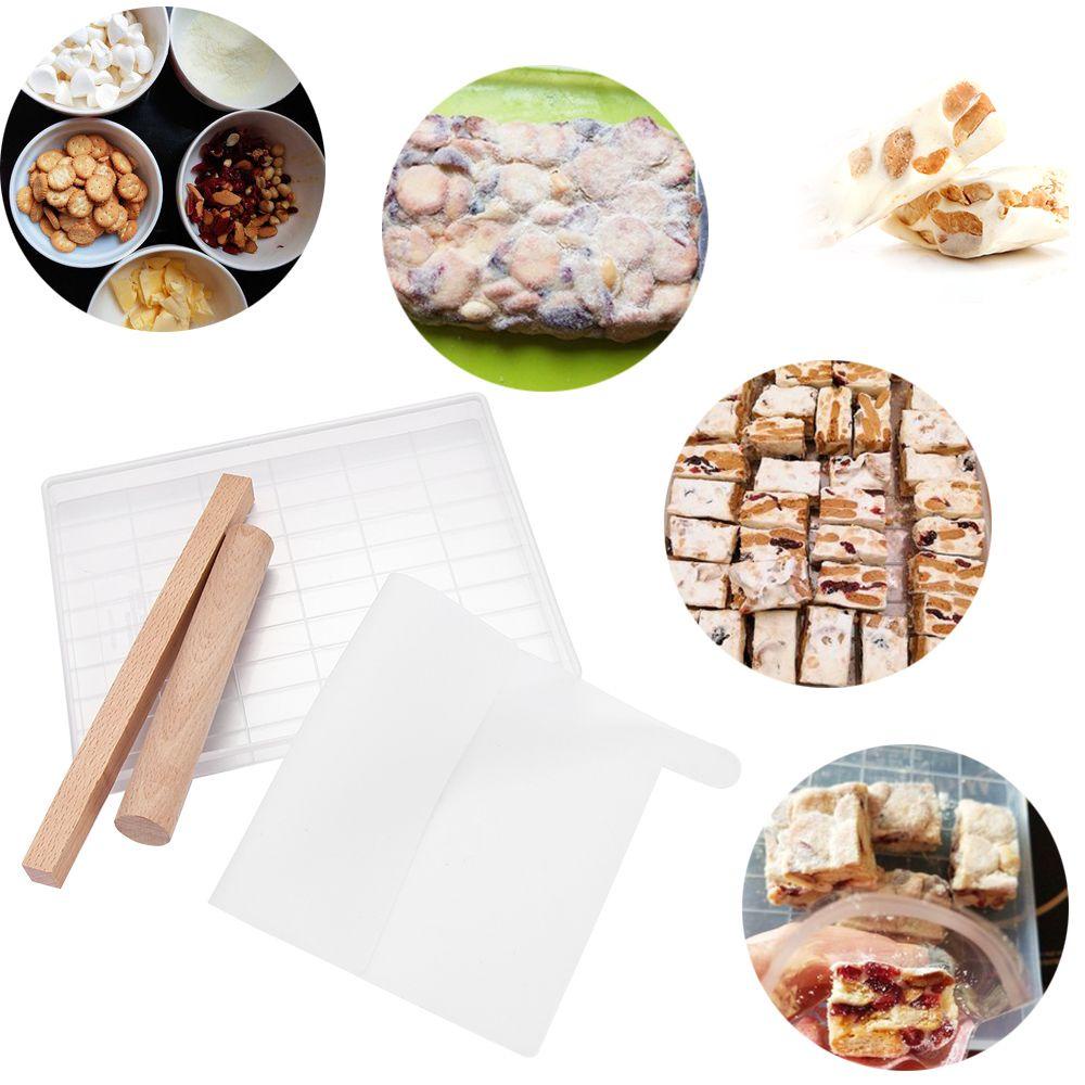 Khuôn Silicone Làm Kẹo Đường Hình Nougat Độc Đáo