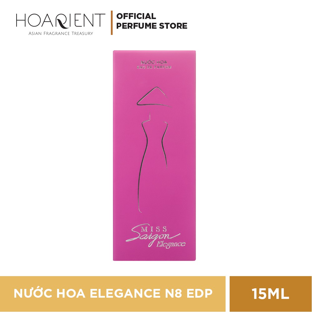 Nước Hoa nữ Miss Saigon Elegance N8 15ml - HỘP MÀU TÍM