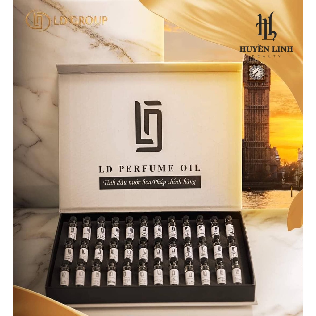 BẢN FULL - Bảng Test 36 Mùi hương siêu HOT dành cho Nam, Nữ, Unisex - Nước hoa nhà LD PERFUME OIL - HuyenLinh Beauty