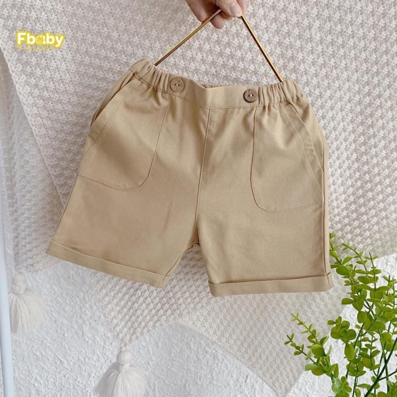 Quần Short kaki Linen bé trai