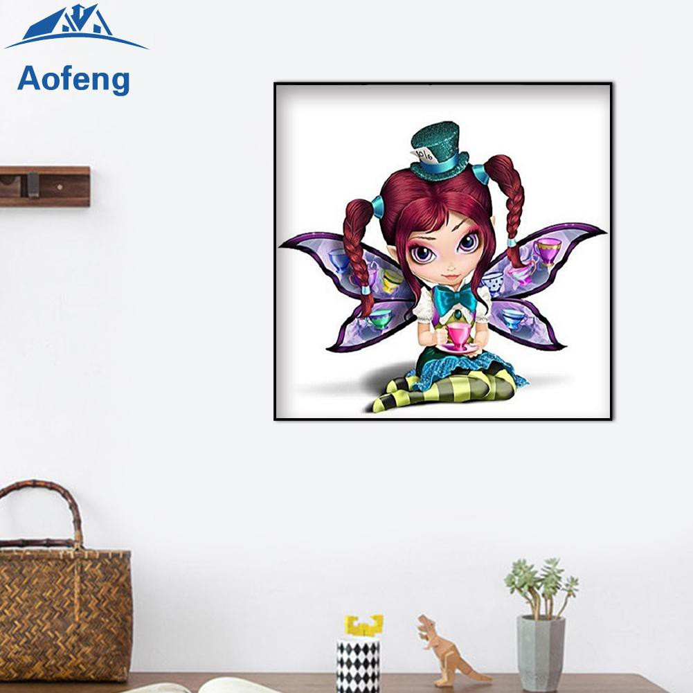 COD❤5D Diamond Painting Full square DrillBig eyes doll Picture of Rhinestone