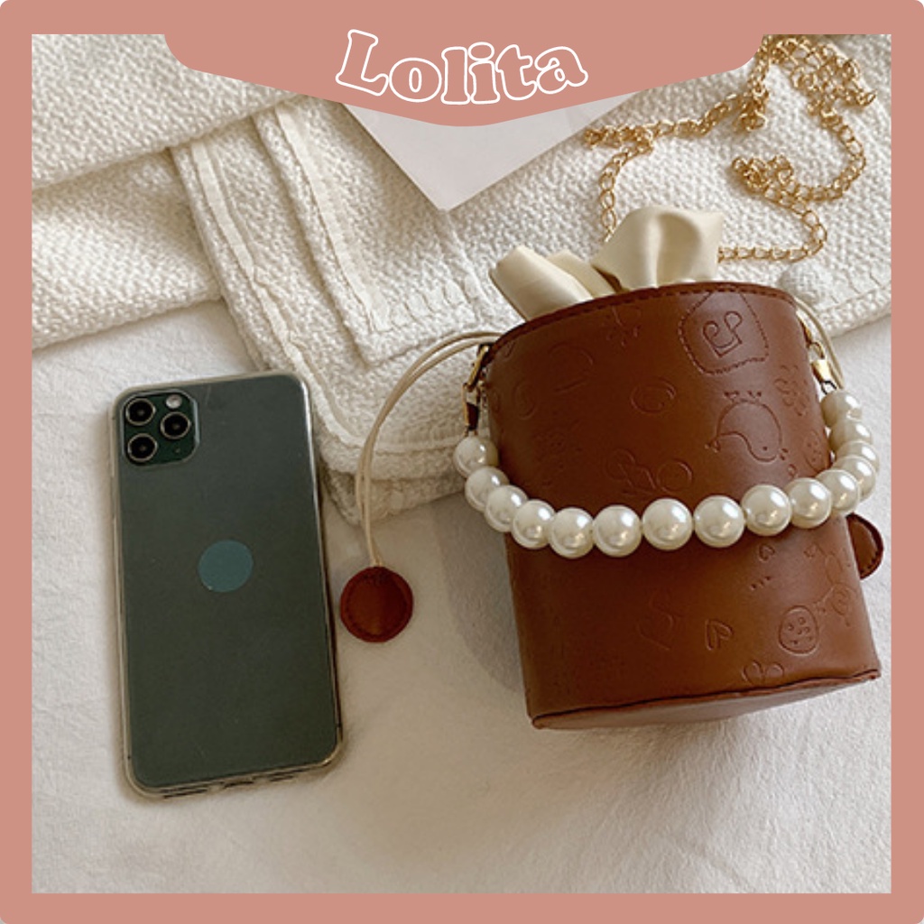 Túi Xách Nữ Dáng Trụ Tròn LOLITA