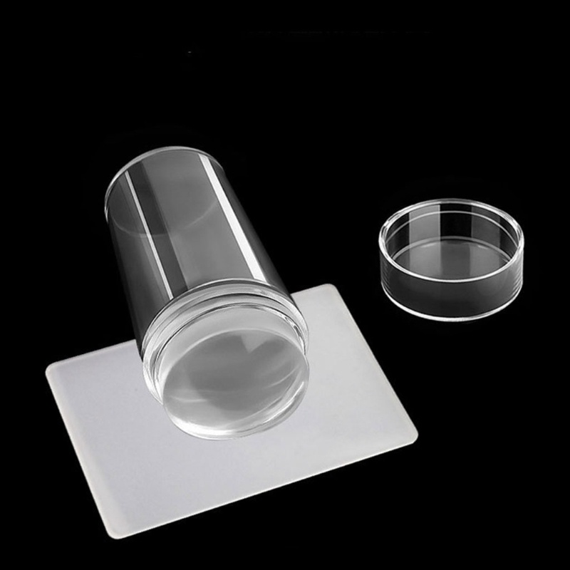 [Hàng mới về] Đầu nhấn in họa tiết móng tay bằng silicon tiện lợi