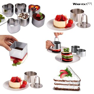 Bộ Khuôn Cắt Bánh Mini Bằng Thép Không Gỉ