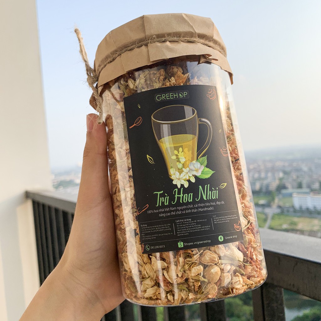 Trà hoa ngũ cốc nguyên chất GreeHop chống lão hoá, thanh lọc hỗ trợ giảm cân và tăng cường sức khoẻ