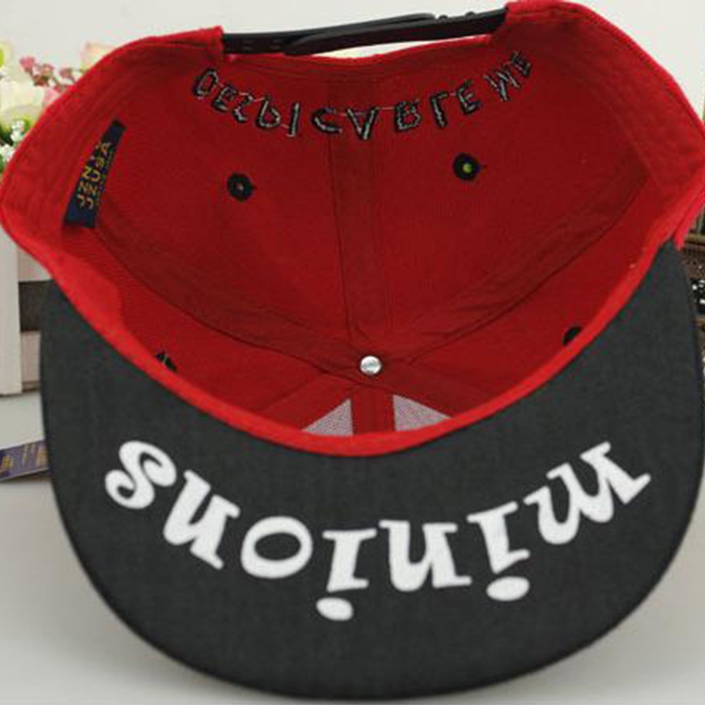 Mũ Lưỡi Trai Thêu Hình Minion 3D Phong Cách Hip Hop Thời Trang Cho Bé