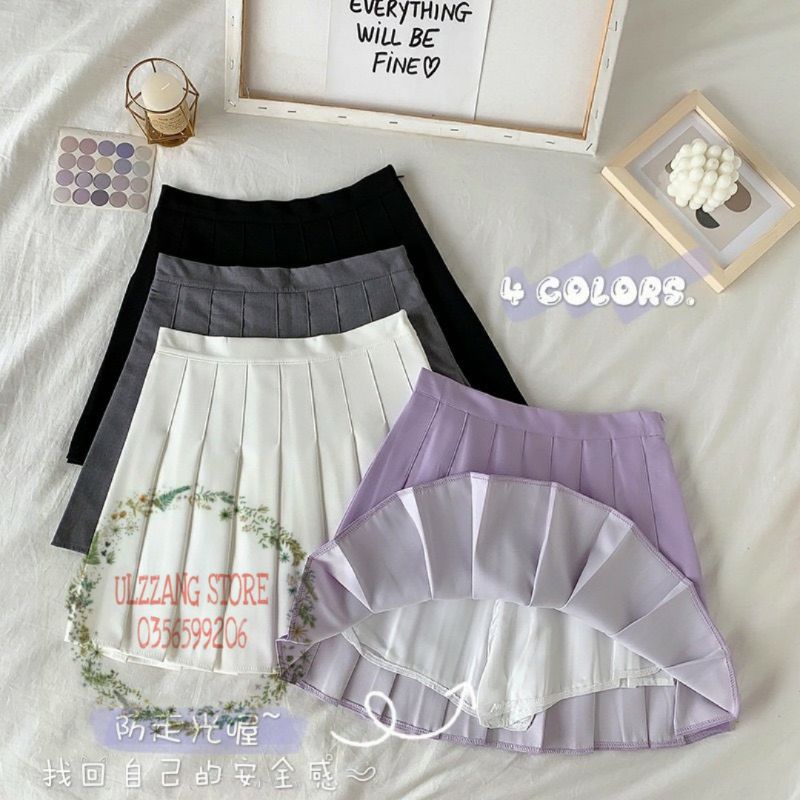 CHÂN VÁY XẾP LY ULzzang store đủ màu🤩
