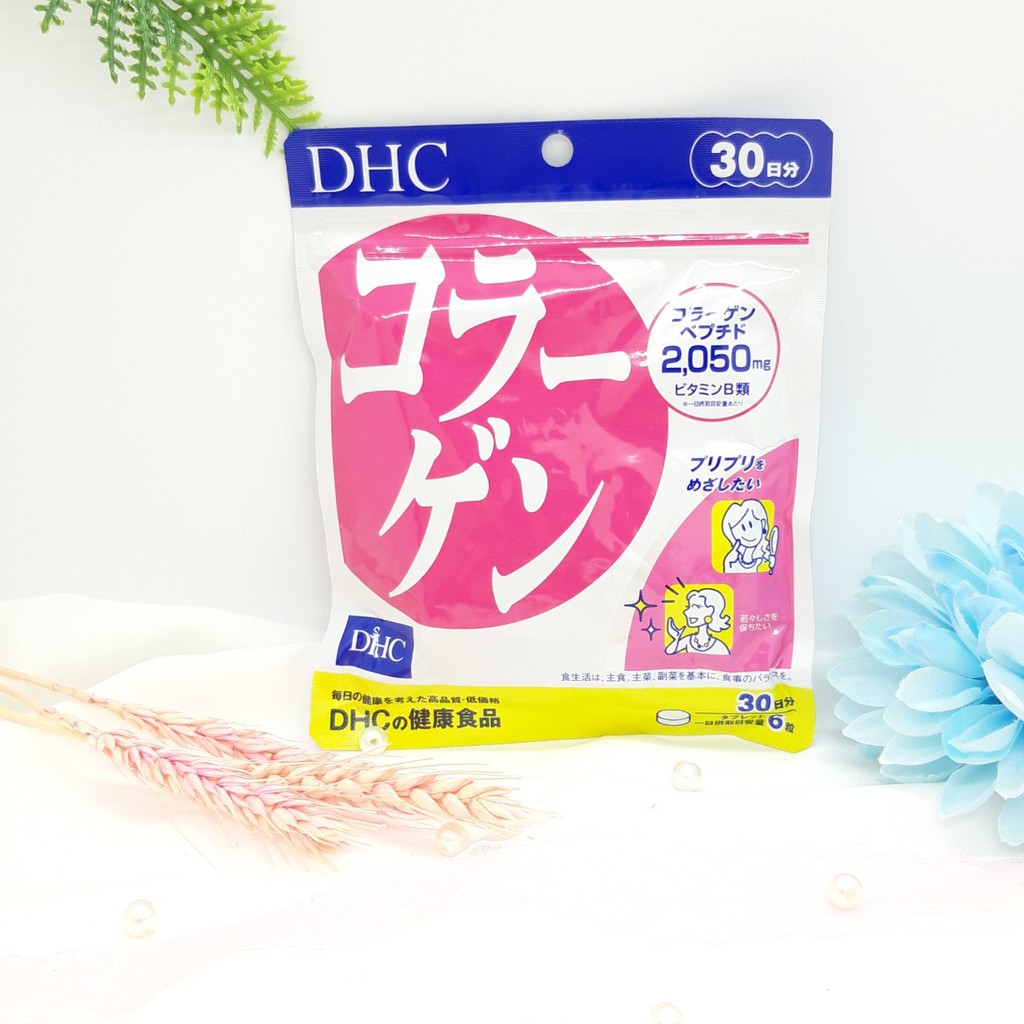 Viên uống bổ xung Collagen làm đẹp da của DHC (30 ngày), thực phẩm bảo vệ sức khỏe DHC Collagen 30 Ngày (180 Viên)