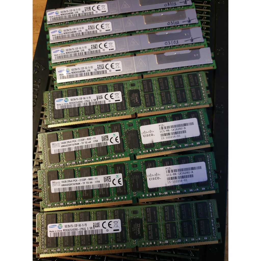 RAM Sk hynix, Samsung DDR4 16GB bus 2133P REG-ECC cho Sever 21