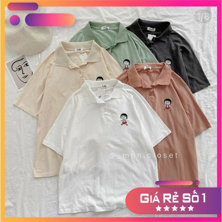 Áo Polo Cô Bé Maruco - 9088 Siêu Cute