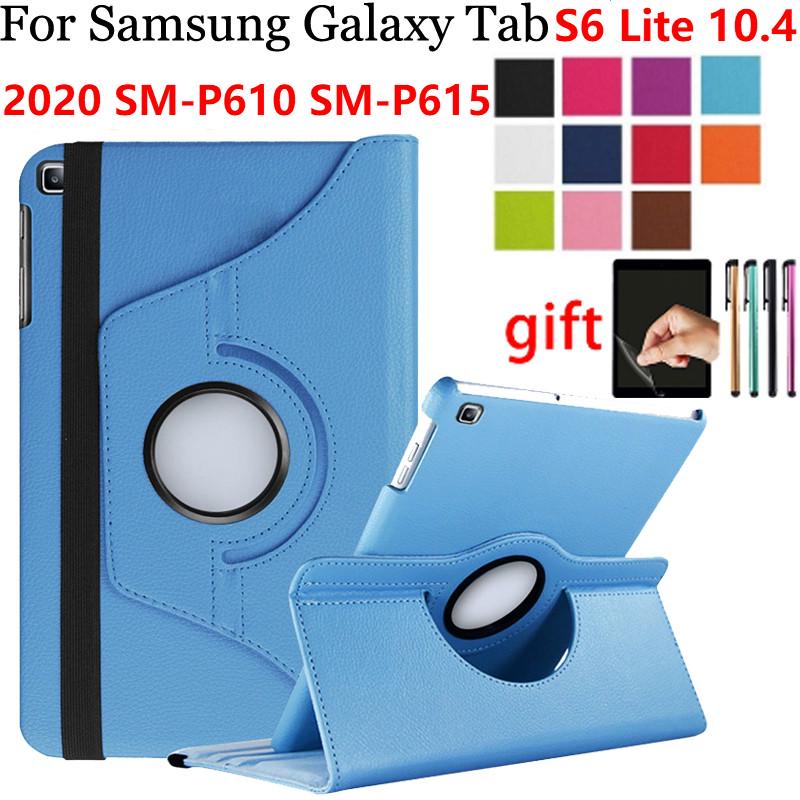 Ốp Lưng Bảo Vệ Có Đế Dựng Xoay 360 Độ Cho Samsung Galaxy Tab S6 Lite Case 10.4 "Sm P610 P615