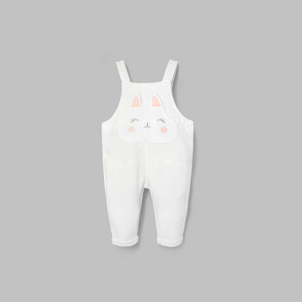 Bộ Jumpsuit bé gái quần dài sơ sinh BAA BABY thỏ con đáng yêu - GN-JS05C