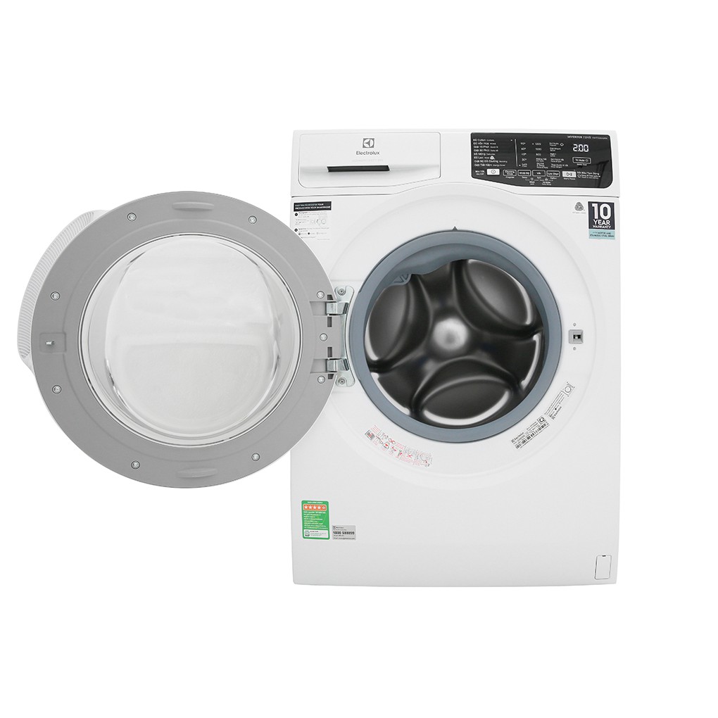 [Giao HCM] - Máy giặt Electrolux EWF7525DQWA, 7.5kg, Inverter - Hàng Chính Hãng