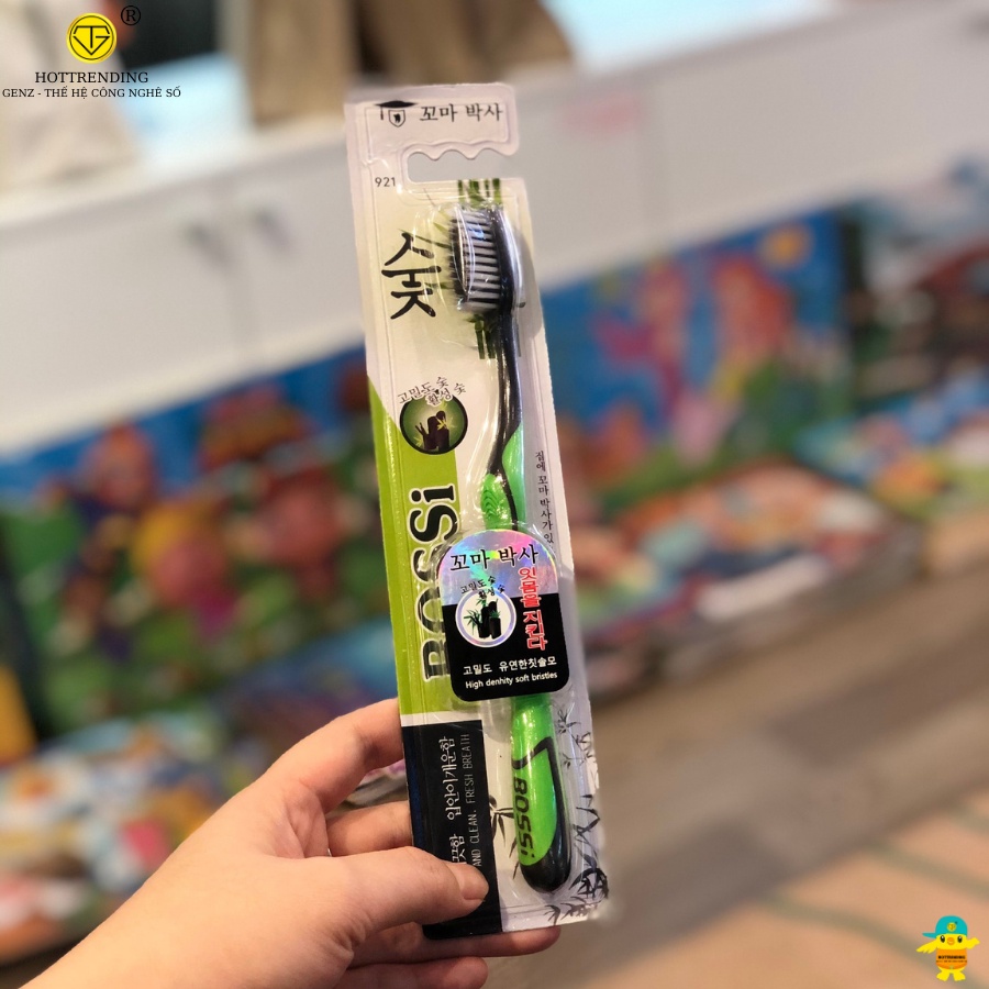 Bàn chải đánh răng nhật bản siêu mềm của Nhật làm từ than hoạt tính