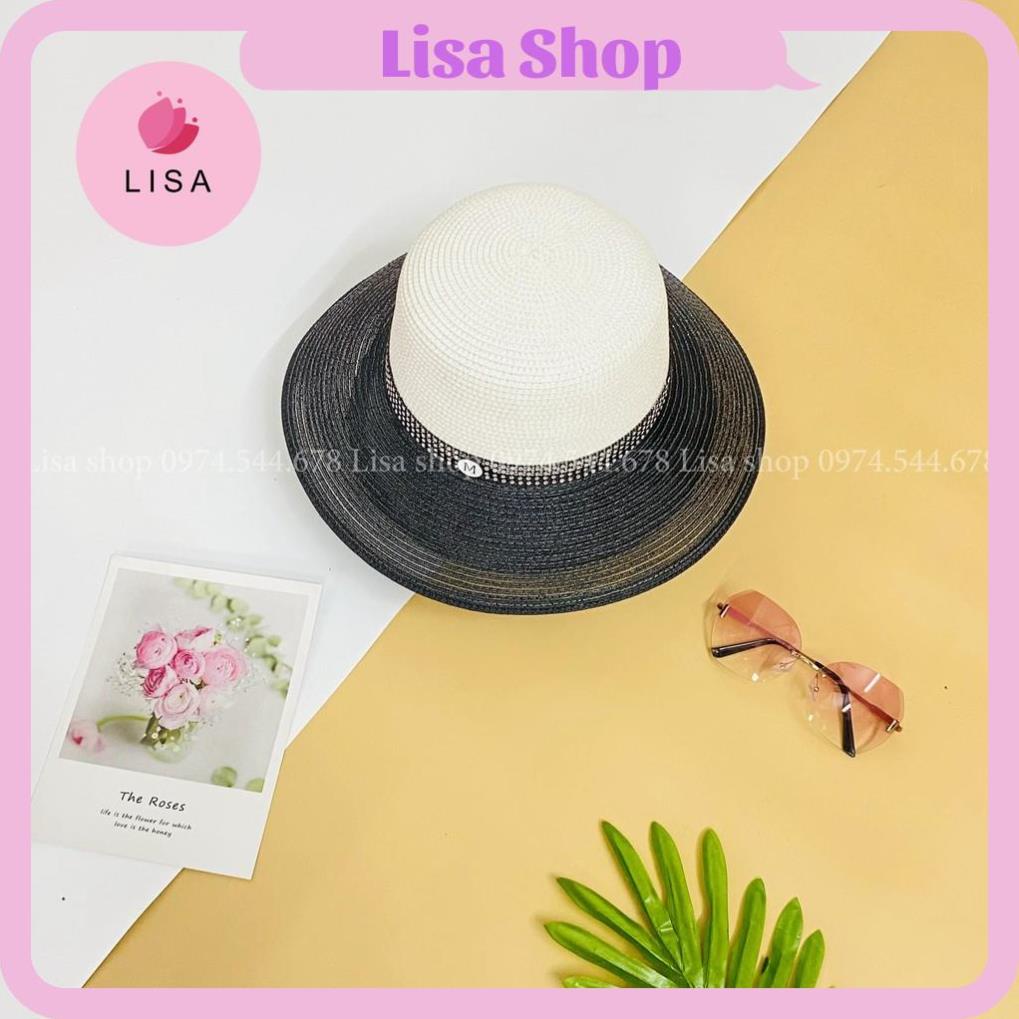 [HÀNG CAO CẤP- ẢNH THẬT] Mũ Cói Chữ M, Nón Cói Che Nắng Chất Liệu Cói Cao Cấp Thoáng Mát Lisa, M1