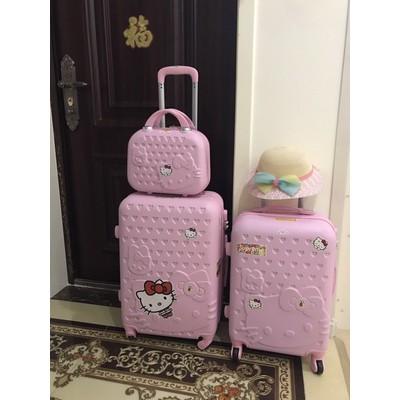 SET VALI 3 MÓN ( 14+20+24 ) KITTY SIÊU ĐÁNG YÊU