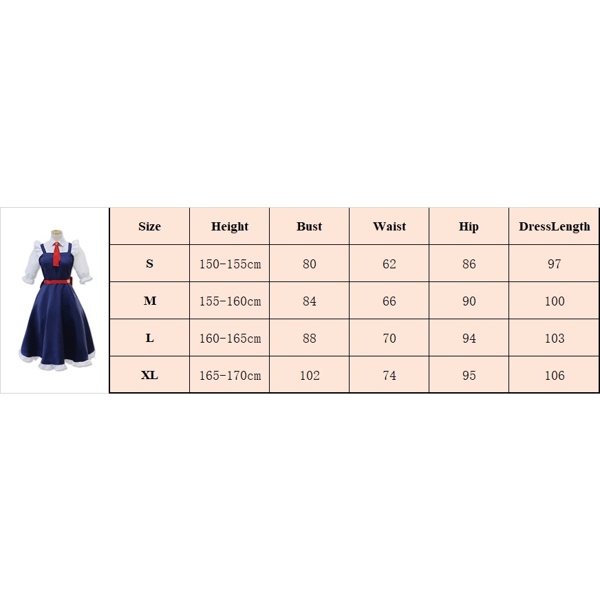 Bộ Tóc Giả Hóa Trang Nhân Vật Tohru Trong Phim Hoạt Hình Dragon Maid