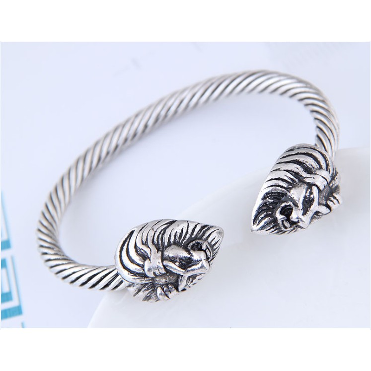 Vòng lắc tay Nam đầu sư tử nam tính, chất liệu inox cao cấp không gỉ, bao đeo bao đẹp vĩnh viễn