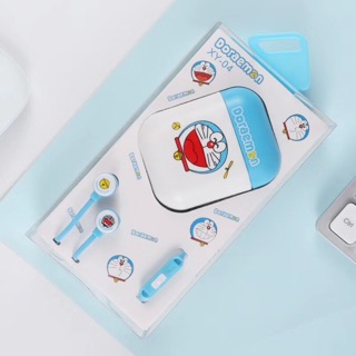 Tai Nghe Nhét Tai Doremon Doraemon Kèm Hộp Đựng Vuông