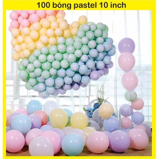 Bịch50/100 bóng pastel 10 inch