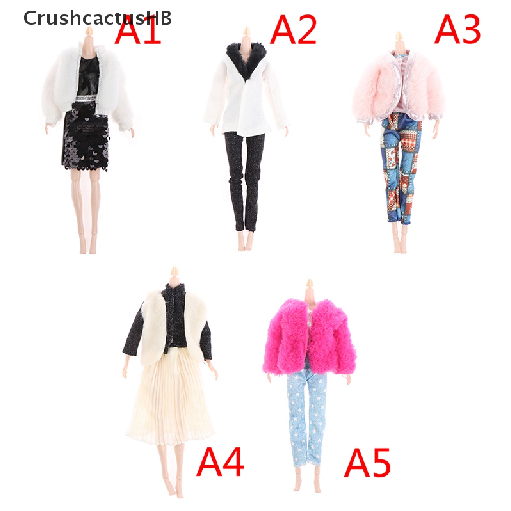 Bộ quần áo trang trí cho búp bê cỡ 30cm 5 kiểu tùy chọn