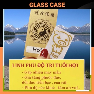 Miếng dán linh phù 12 con giáp đẹp long lanh phù hợp cho các dòng máy