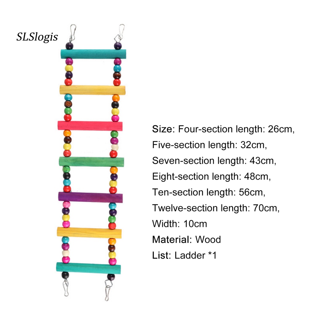 Thang Leo Đồ Chơi Bằng Gỗ Cho Vẹt Cưng