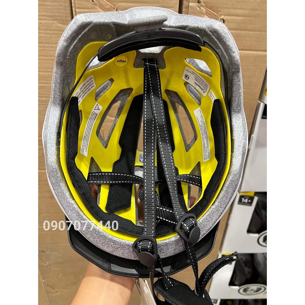 Nón bảo hiểm xe đạp siêu nhẹ công nghệ MIPS cao cấp Lumiere 3 Mỹ có đèn Led - EDS Hàng Mỹ