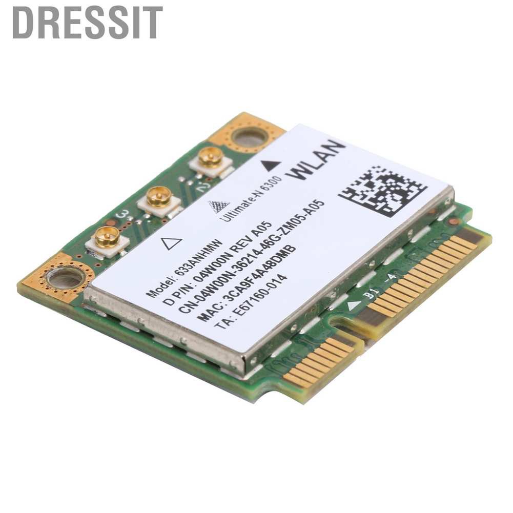 Card Wifi Không Dây Mini Pci-E 450m 2.4 / 5ghz Cho Laptop Asus Dell