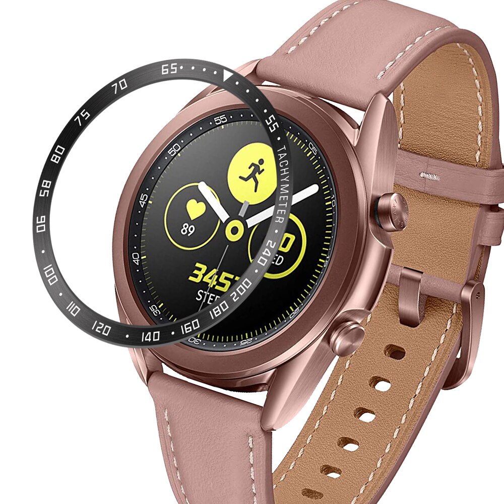 Ốp Bảo Vệ Mặt Đồng Hồ Samsung Galaxy Watch 3 41mm Bezel Bằng Thép Không Gỉ