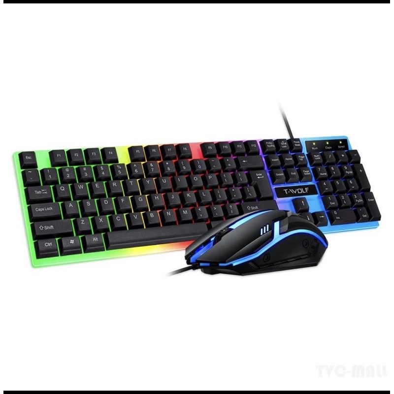 Chuột Phím ☀Combo Bộ Bàn Phím Giả Cơ Và Chuột Gaming Gear TWOLF TF230 Led RGB (BH 6 tháng ) | BigBuy360 - bigbuy360.vn