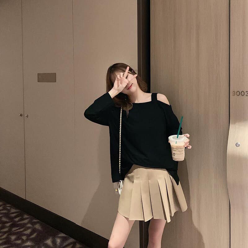 Áo Pull giấy trễ vai - Hàng xuất khẩu Việt Nam | BigBuy360 - bigbuy360.vn