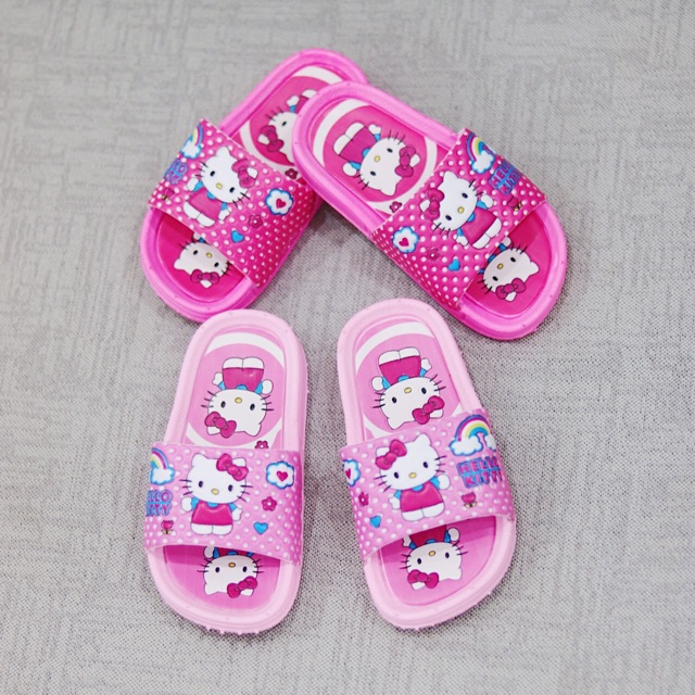 Dép Hello Kitty cho bé gái đủ size 24-35 (Ảnh chụp thật)