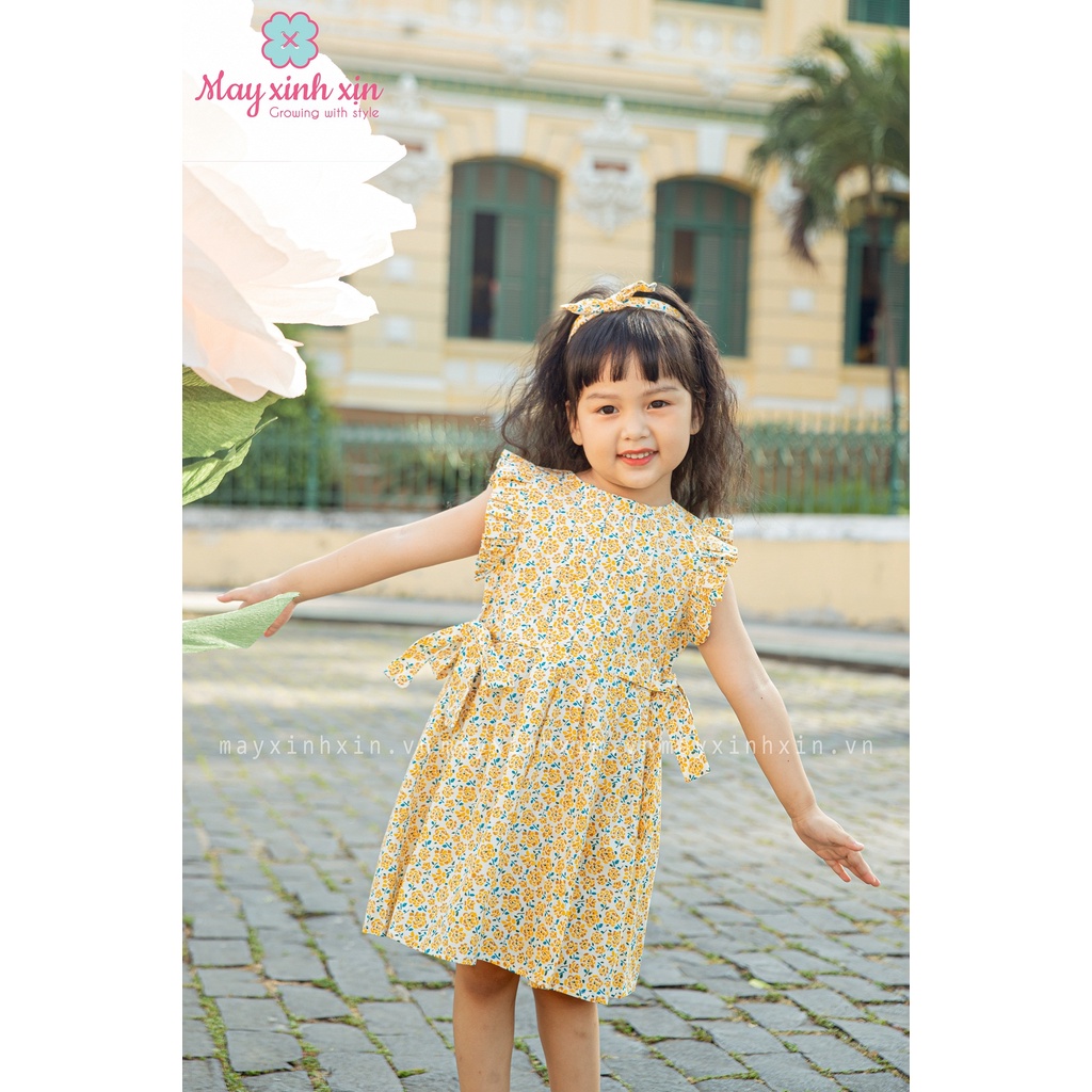 Váy hè bé gái - Váy thiết kế cho bé - Đầm hè thiết kế cho bé gái - Váy MAY XINH XỊN Sun rosie