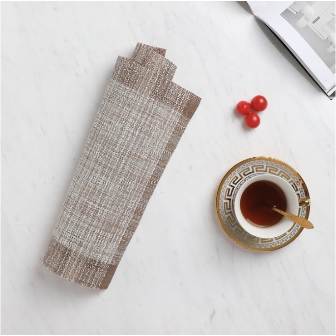 【Mới 2022】Miếng lót bàn ăn, khăn trải bàn ăn, chống thấm cách nhiệt bằng PVC