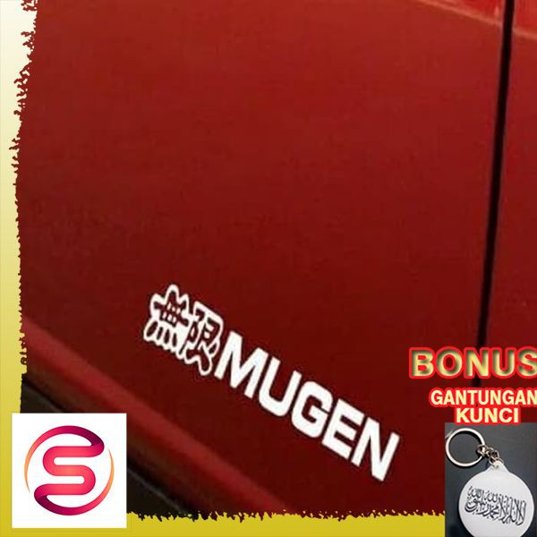 Mugen Sticker Dán Trang Trí Xe Hơi Đua Nhật Bản Chất Lượng Cao