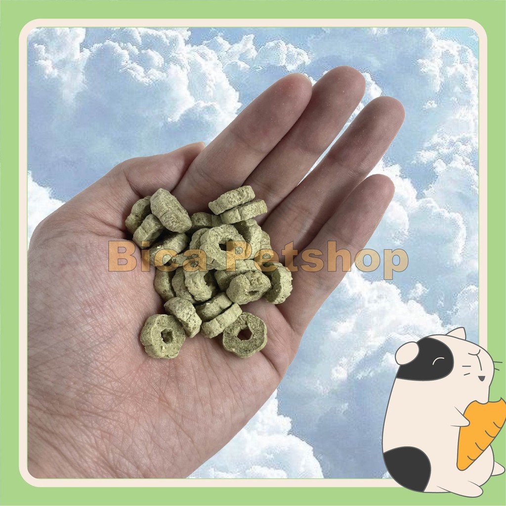 Snack nhẫn 100g cho chuột lang, thỏ, hamster, sóc bắc mỹ, chinchilla,..