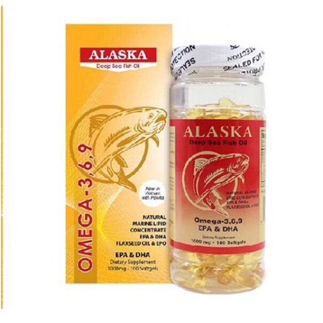 Omega 369 Alaska hộp 100 viên