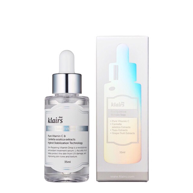 Tinh Chất Vitamin C Trắng Da, Mờ Thâm Klairs Freshly Juiced Vitamin Drop 35ml Chính Hãng | BigBuy360 - bigbuy360.vn
