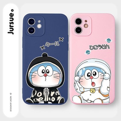 Ốp lưng JURSUE hoạt hình cặp đôi dễ thương đẹp Cho iPhone 14 13 12 11 Pro Max SE 2020 X XR XS 8 7 ip 6S 6 Plus kute Y2192