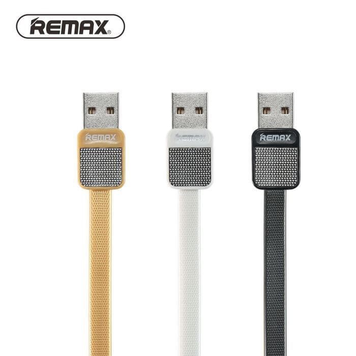 (mua 1 Tặng 1) Dây Cáp Kim Loại Bạch Kim Remax Iphone 11 12 Series