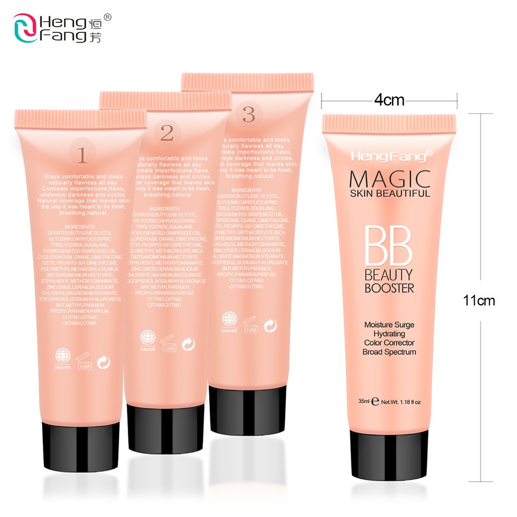 (Hàng Mới Về) Kem Bb Dưỡng Ẩm Kiềm Dầu Làm Sáng Da Không Thấm Nước Hengfang | BigBuy360 - bigbuy360.vn