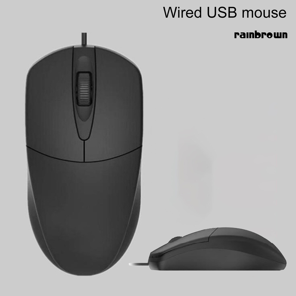 MS121 Mouse Unique Ergonomic Design ABS USB Wired Optical Mouse for Computer /RXDN/