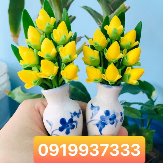 Chậu hoa đất sét cao 13 cm nhiều mẫu( 1 cặp 2 chậu )