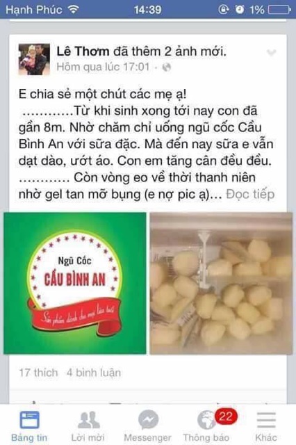 Ngũ cốc lợi sữa giảm cân