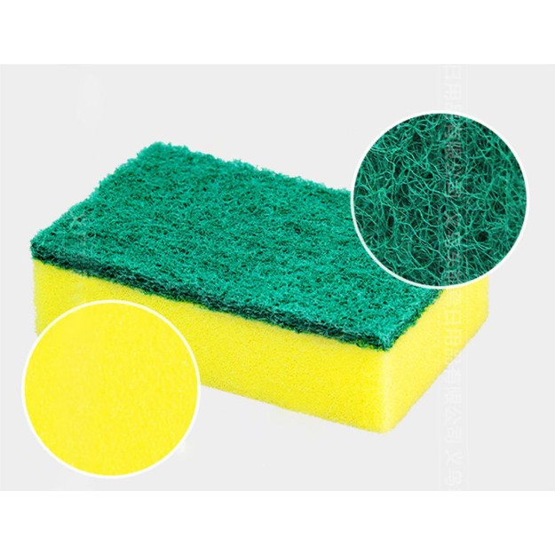 Miếng bọt biển rửa bát chén trong nhà bếp chất lượng cao tiện dụng